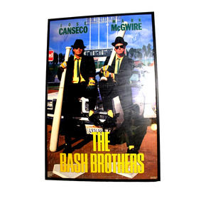 The bash brothers signed poster